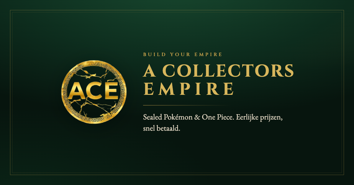 A Collectors Empire — webshop voor sealed Pokémon- en One Piece-kaarten